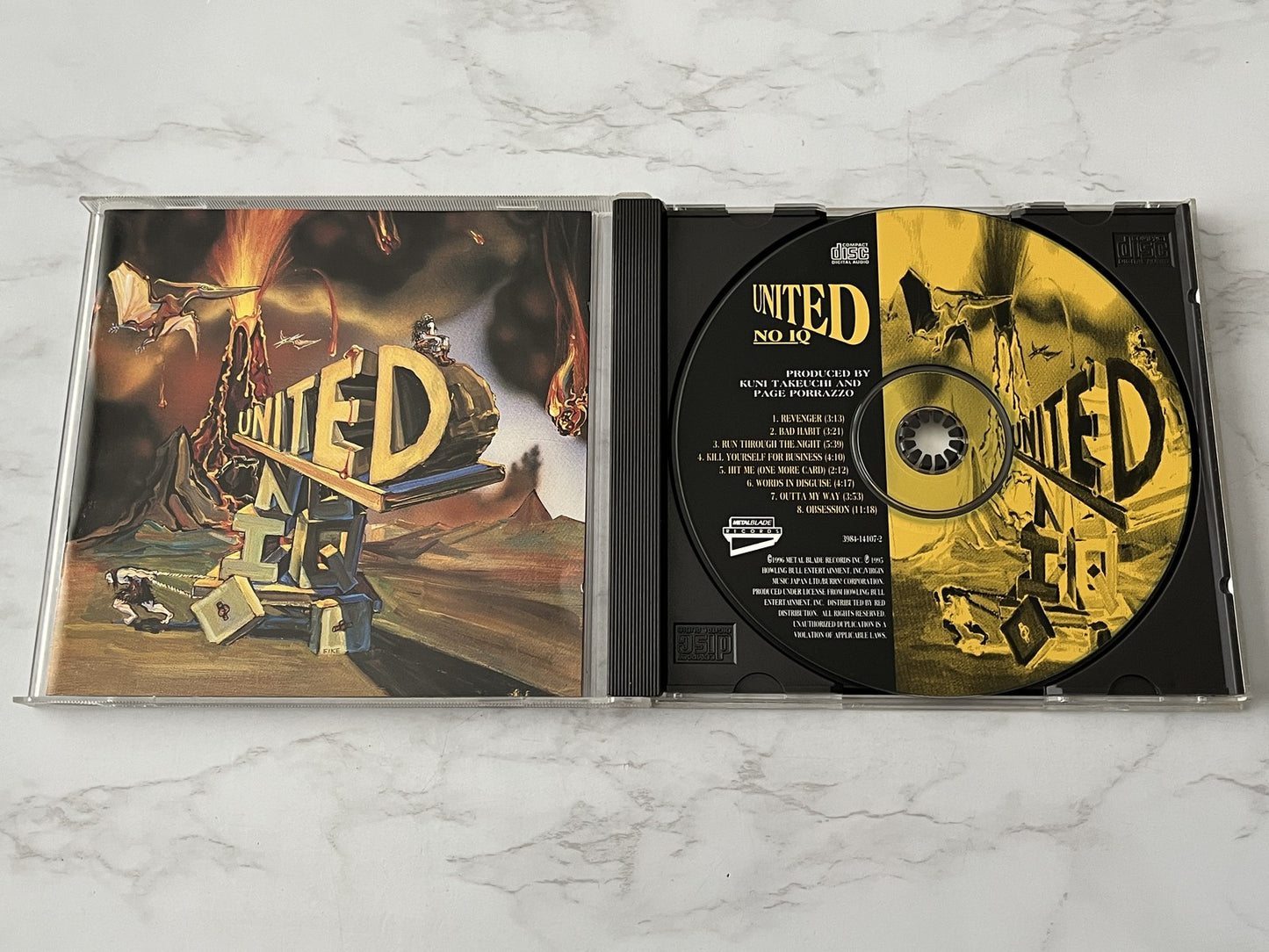 United – No IQ (1996) [ORIGINAL USA PRESS]