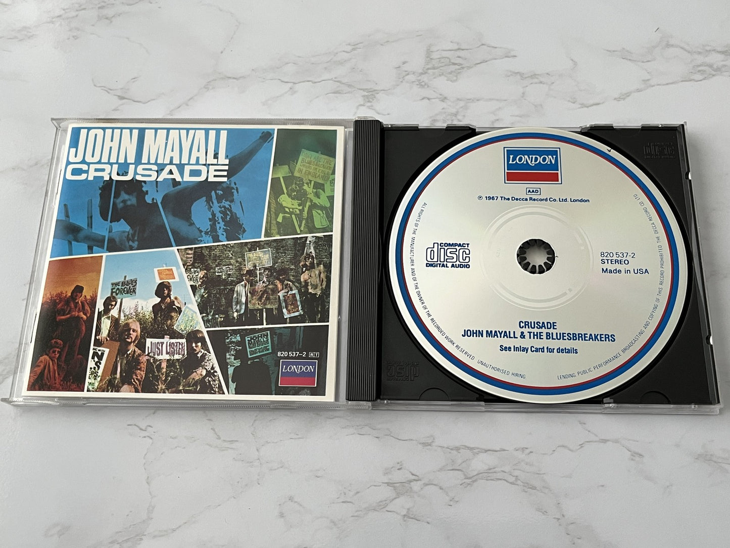 John Mayall & The Bluesbreakers – John Mayall Bluesbreakers Crusade (1987) [USA SILVER DISC]