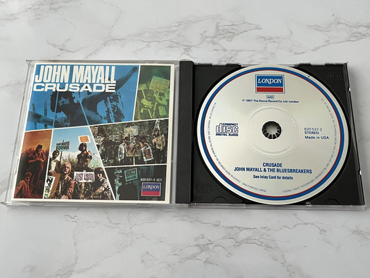 John Mayall & The Bluesbreakers – John Mayall Bluesbreakers Crusade (1987) [USA SILVER DISC]