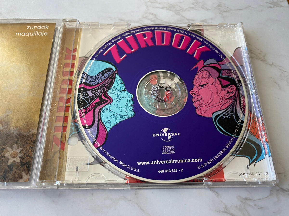 Zurdok – Maquillaje (Promo) (2001) [ORIGINAL USA PRESS]