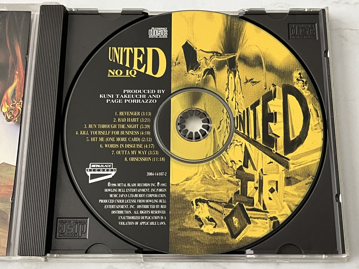 United – No IQ (1996) [ORIGINAL USA PRESS]