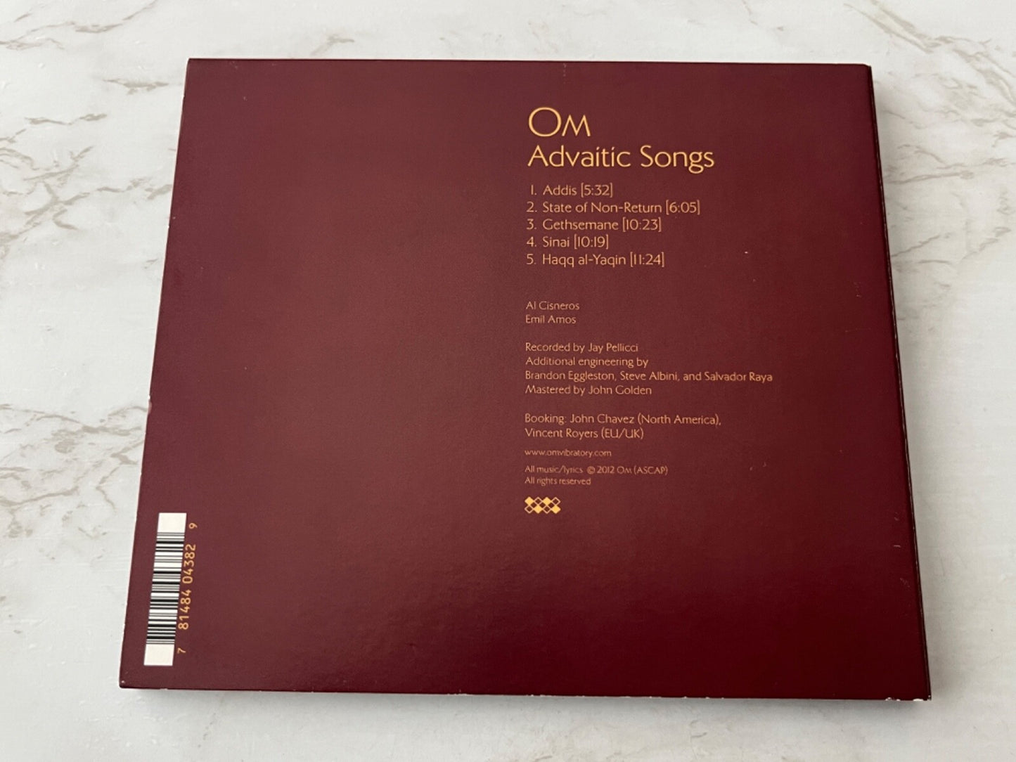 Om – Advaitic Songs (Digipak) (2012)