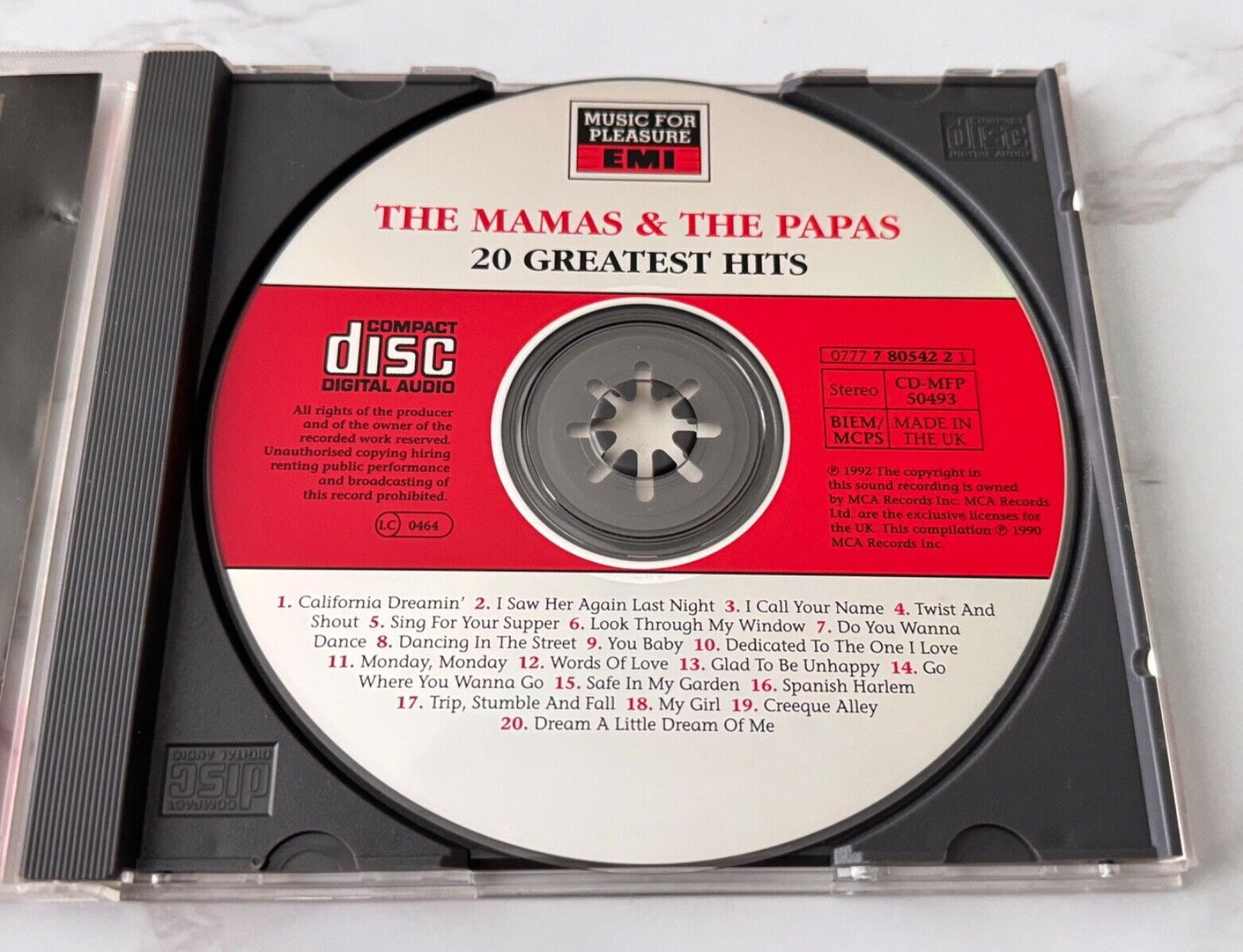 The Mamas & the Papas – 20 Greatest Hits [UK PRESS]