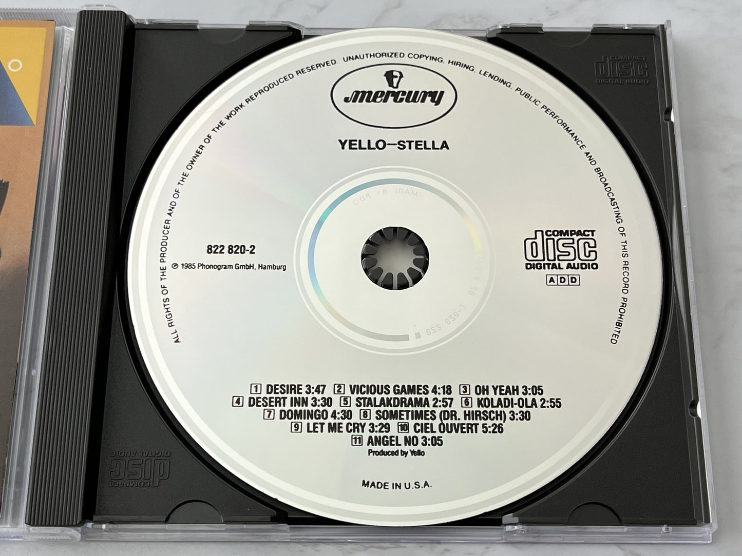 Yello – Stella [USA SILVER DISC PDO]