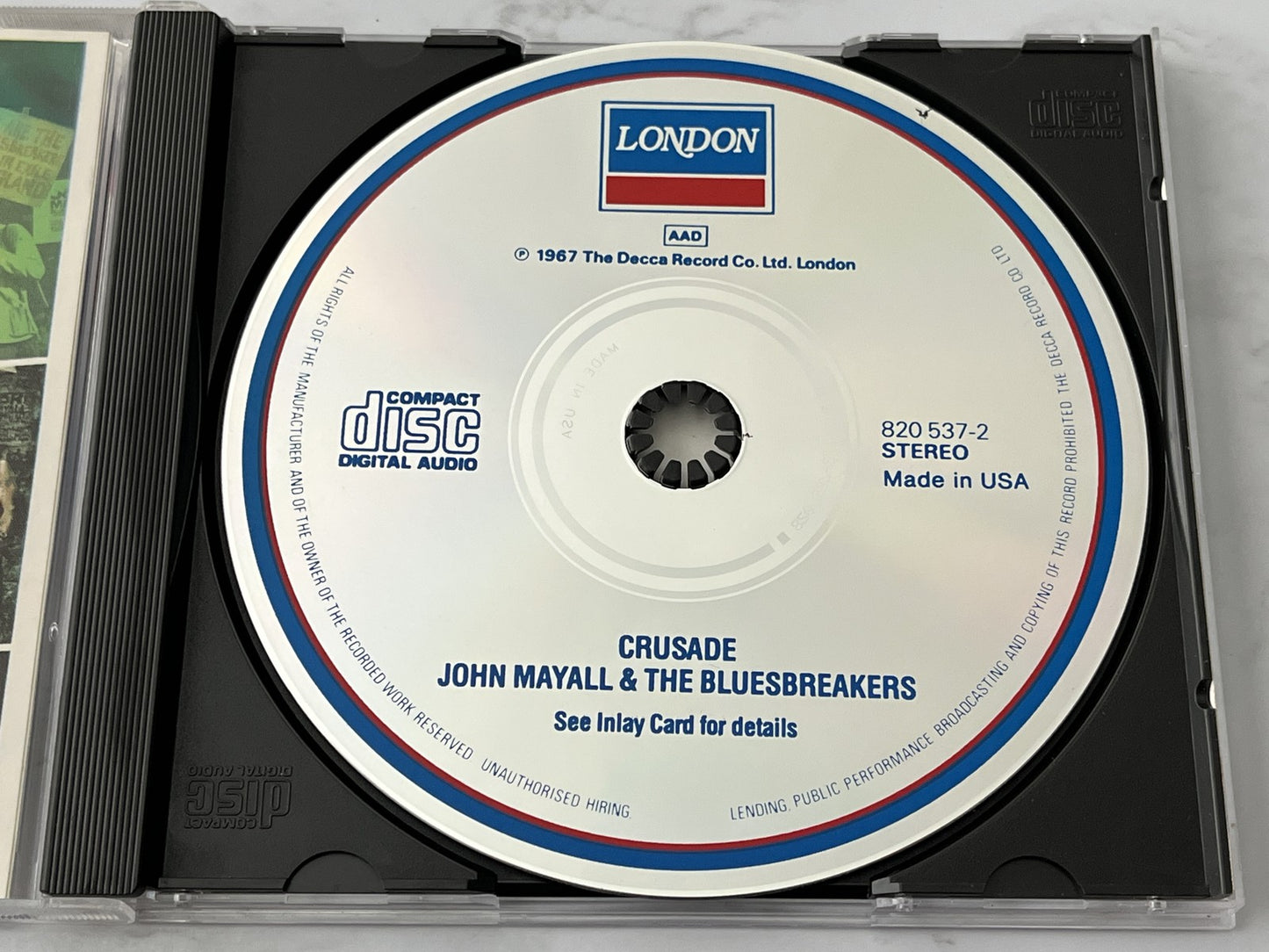 John Mayall & The Bluesbreakers – John Mayall Bluesbreakers Crusade (1987) [USA SILVER DISC]