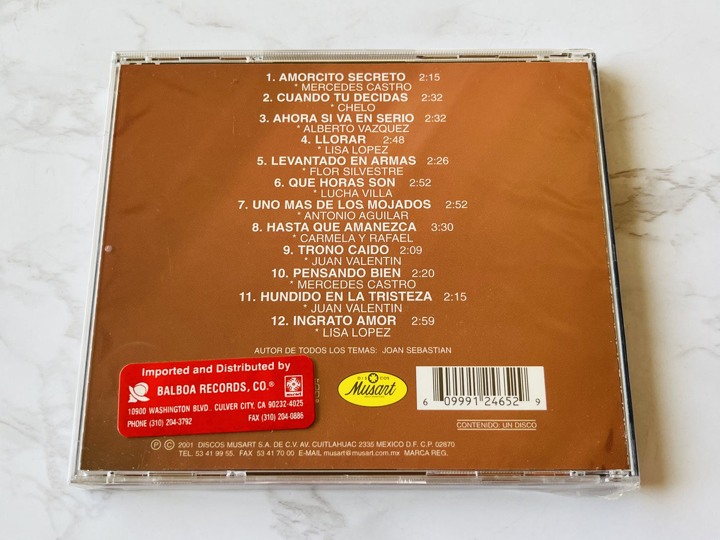 Joan Sebastian – Serie Compositores (2001)