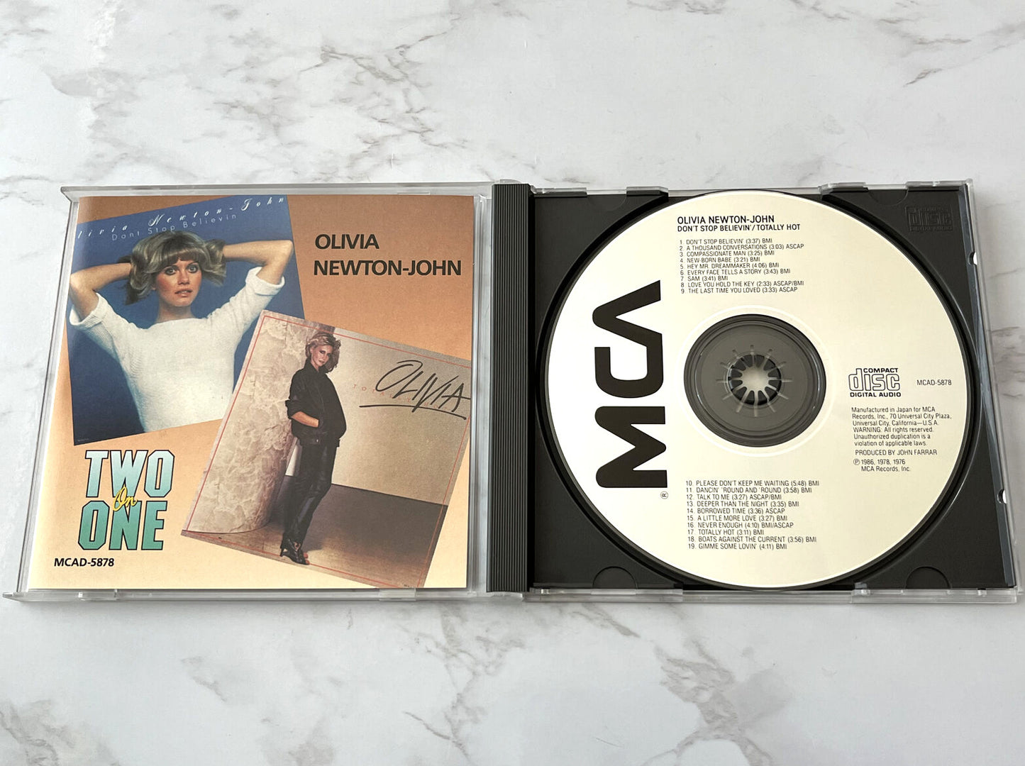 Olivia Newton-John – Don't Stop Believin' / Totally Hot (1986) [JAPAN TARGET ERA]
