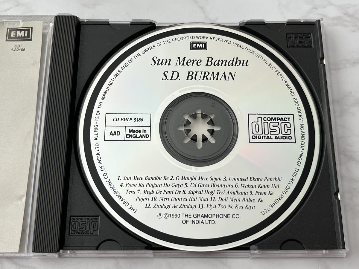 S.D. Burman – Sun Mere Bandhu ORIGINAL 1990 EMI (1990) [UK PRESS]