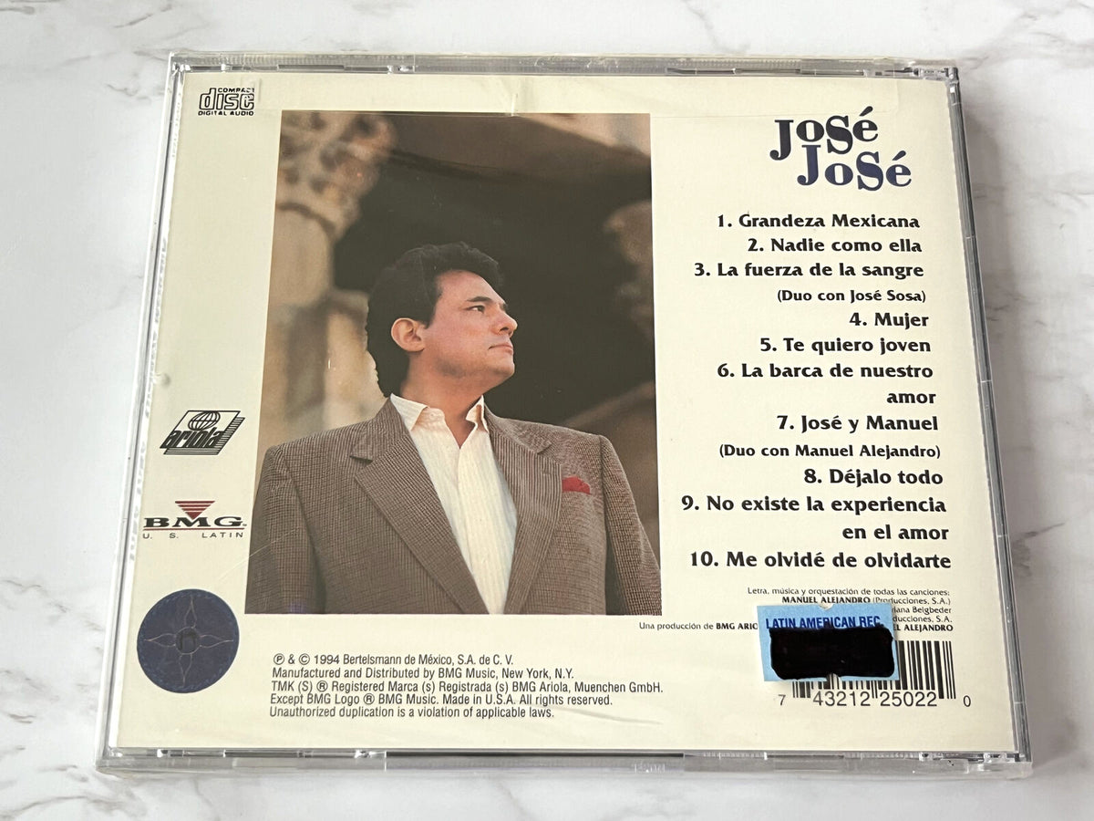 Jose Jose – Grandeza Mexicana (1994) [ORIGINAL USA PRESS]