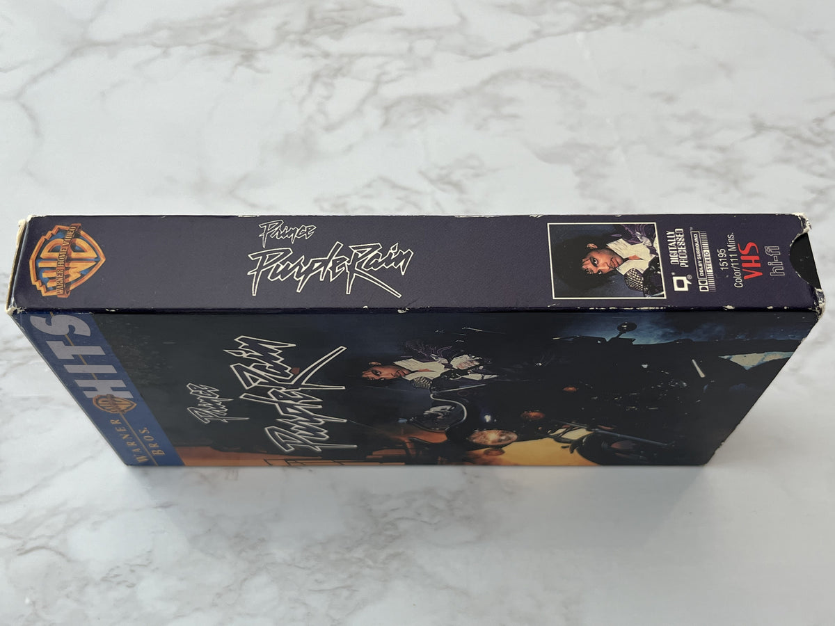 Prince Purple Rain VHS 1984 Warner 15195 Let's Go Crazy, When Doves Cry (1984)