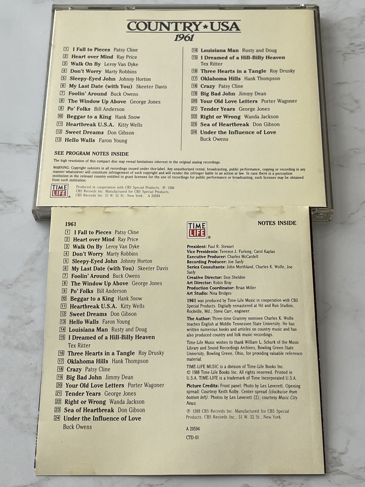 Time Life Music Country U.S.A. 1961 (1991)