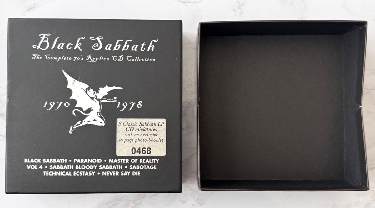 Black Sabbath – The Complete 70s Replica Collection 8 (Numbered, Box Set) (2001) [UK PRESS]
