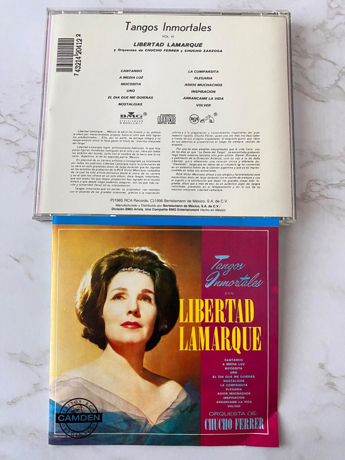 Libertad Lamarque – Tangos Inmortales (1996) [ORIGINAL MEXICO PRESS]