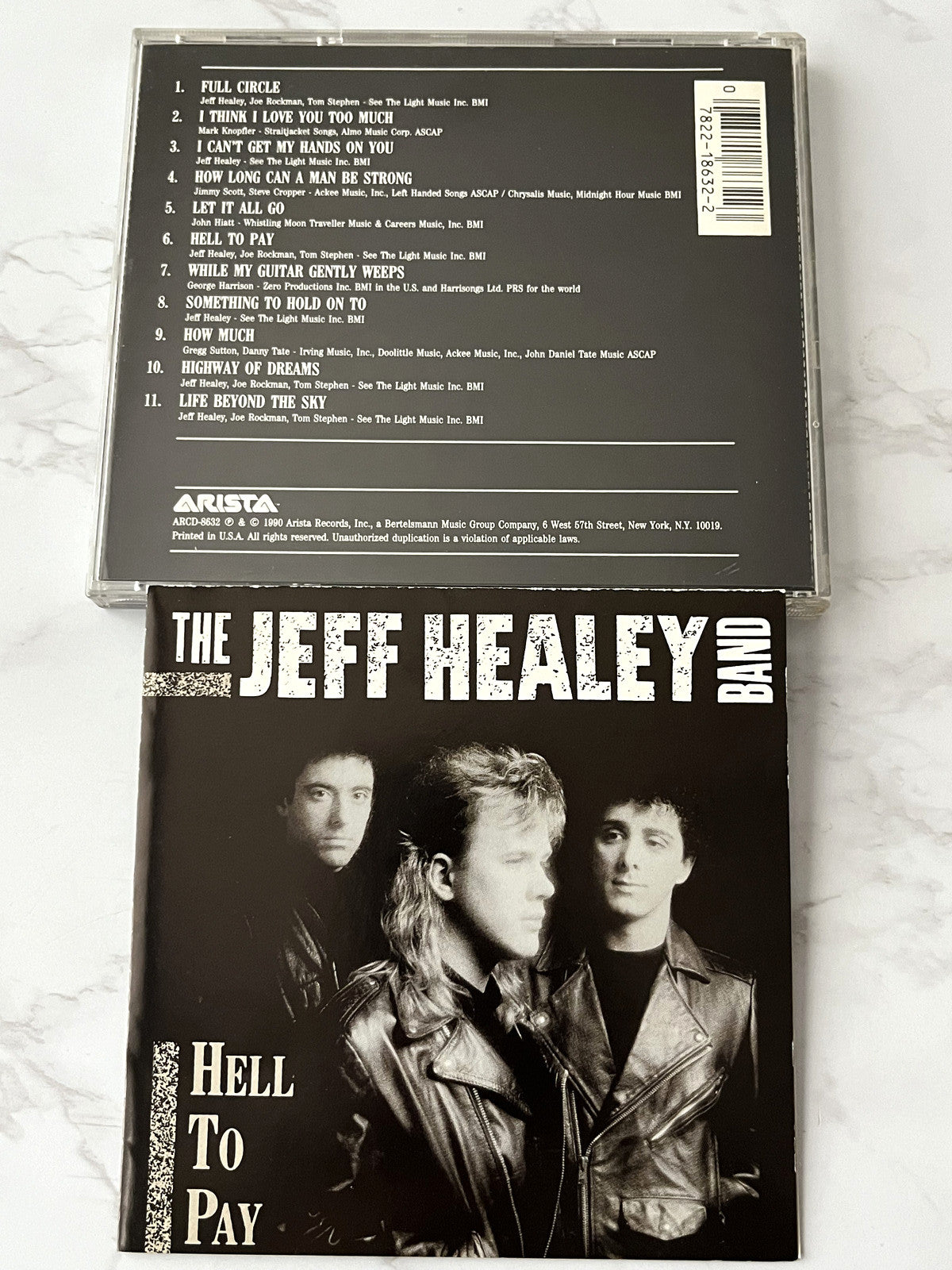 Jeff Healey – The Jeff Healey Band Hell To Pay (1990) [ORIGINAL USA PRESS]