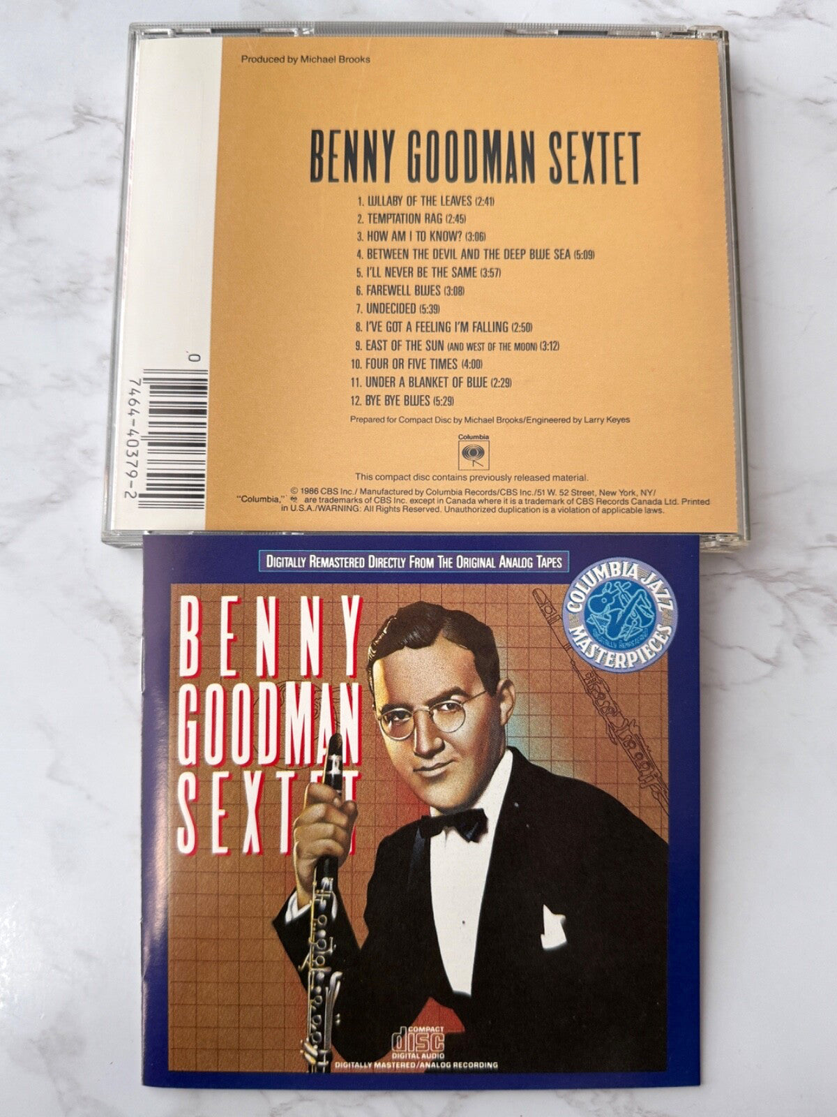 Benny Goodman – Sextet Benny Goodman (1986) [DADC PRESS]