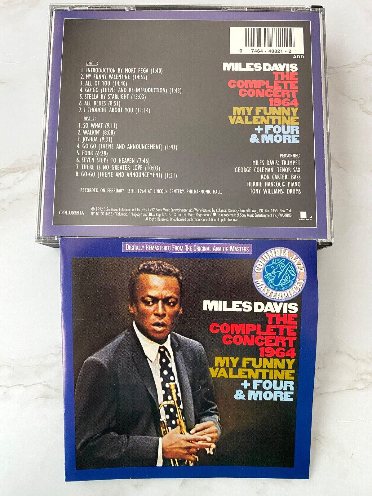 Miles Davis – The Complete Concert 1964 My Funny Valentine (1992) [ORIGINAL USA PRESS]