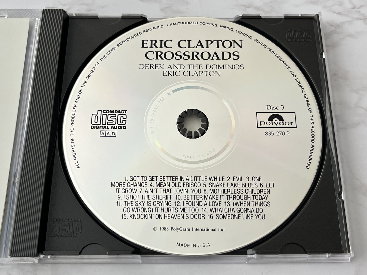 Eric Clapton – Crossroads (Box Set) (1988)