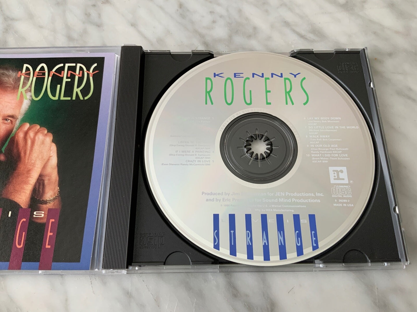 Kenny Rogers – Love Is Strange (1990) [ORIGINAL USA PRESS]