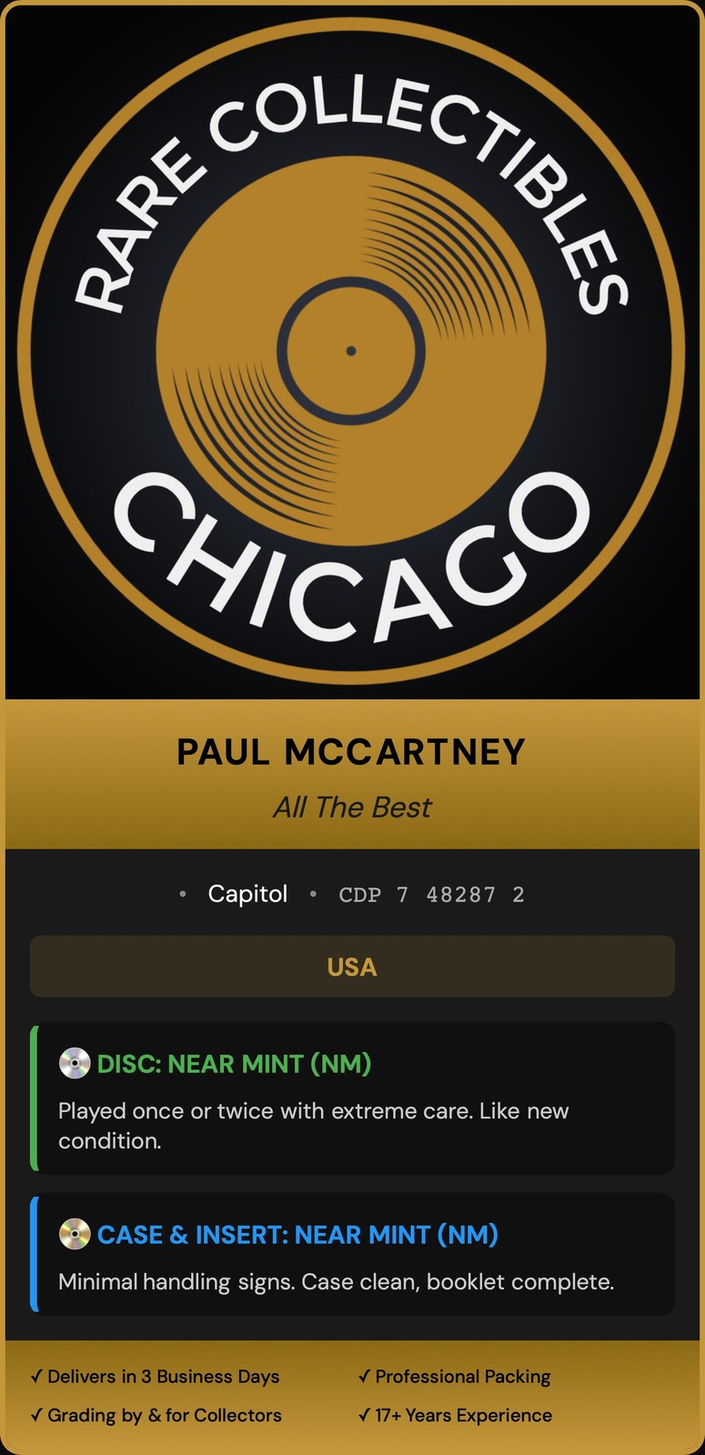 Paul McCartney – All The Best