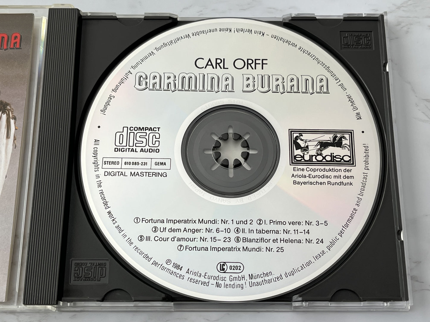Carl Orff – Carmina Burana (1985) [JAPAN TARGET ERA]
