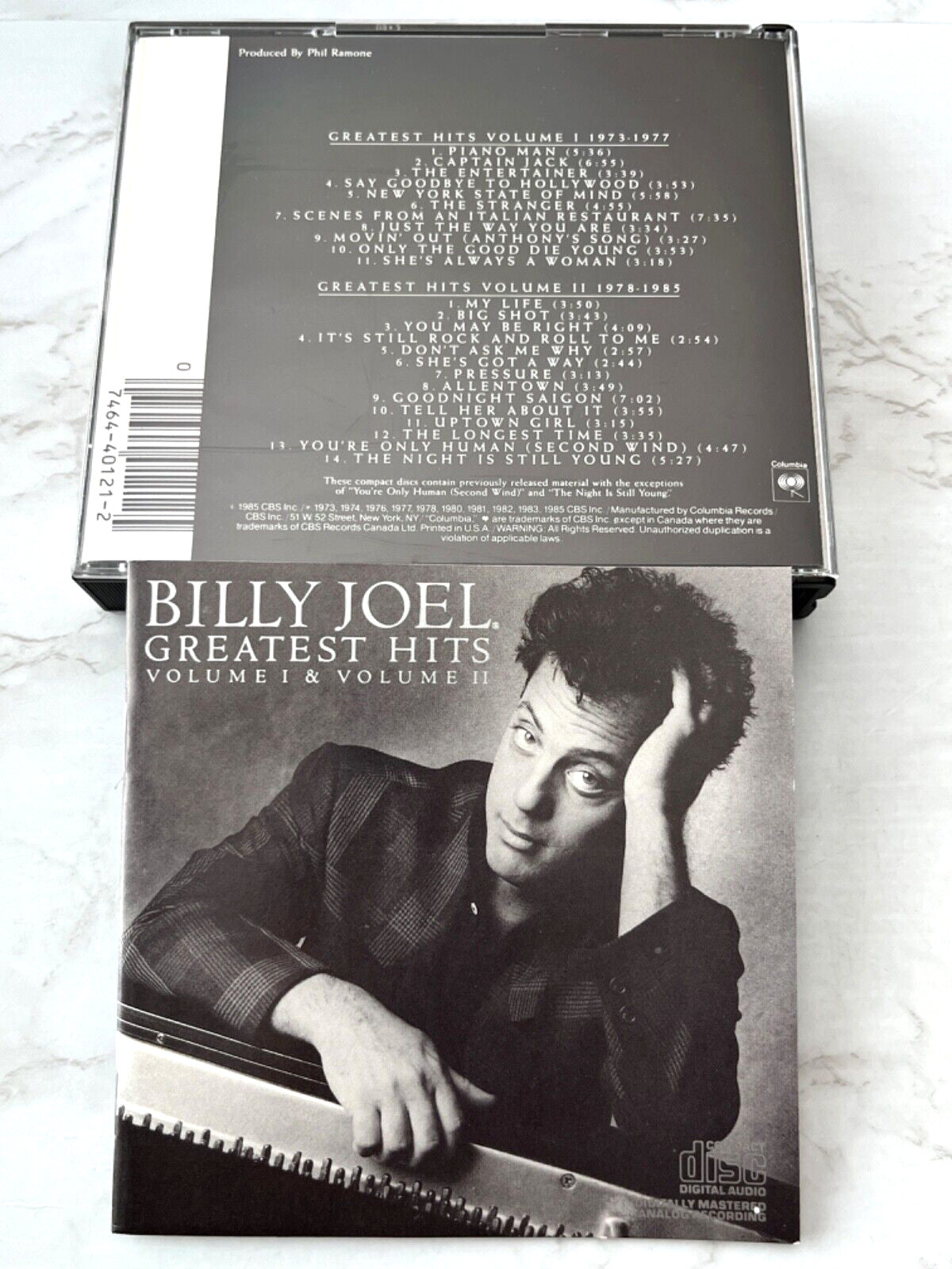 Billy Joel – Greatest Hits Vol. 1 & Vol. 2 (1985) [JAPAN TARGET ERA]