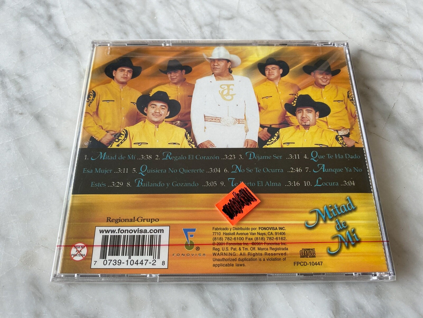 Jose Guadalupe Esparza – Mitad De Mi (2001) [ORIGINAL USA PRESS]