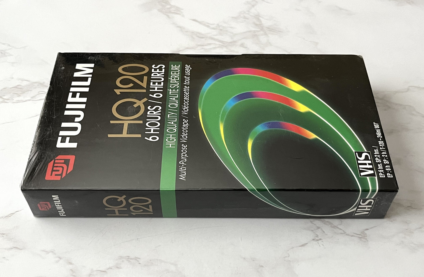 Fujifilm HQ 120 Blank VHS TAPE SEALED! HIGH QUALITY 6 Hours BRAND NEW!
