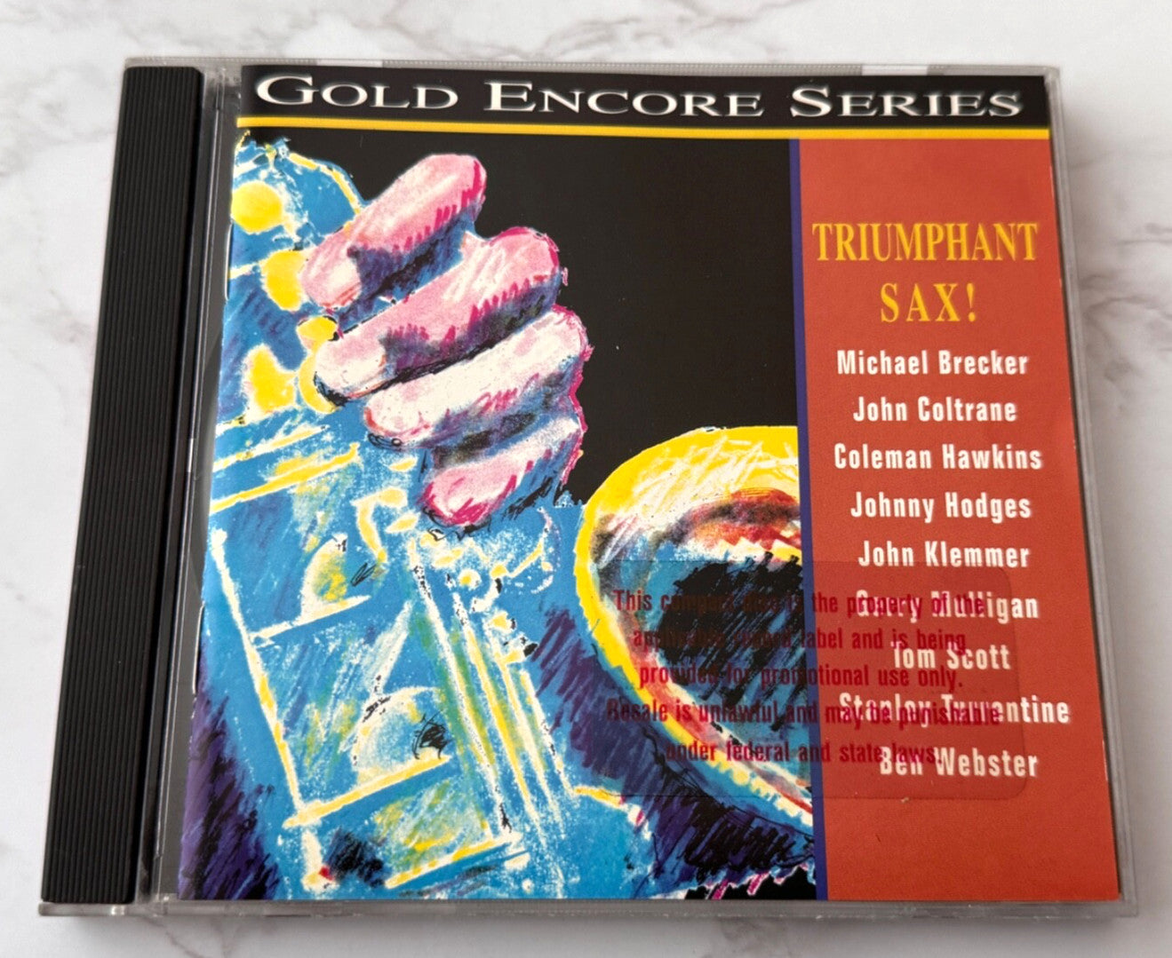 Ben Webster, John Coltrane, Johnny Hodges, Various – Triumphant Sax (Promo) (1993) [ORIGINAL USA PRESS]