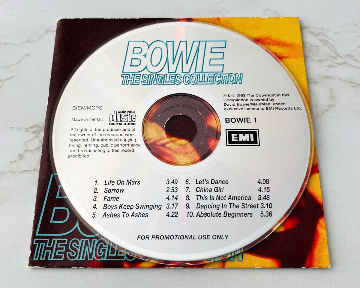 David Bowie – Selection Form The Singles Collection (Promo) (1993) [UK PRESS]
