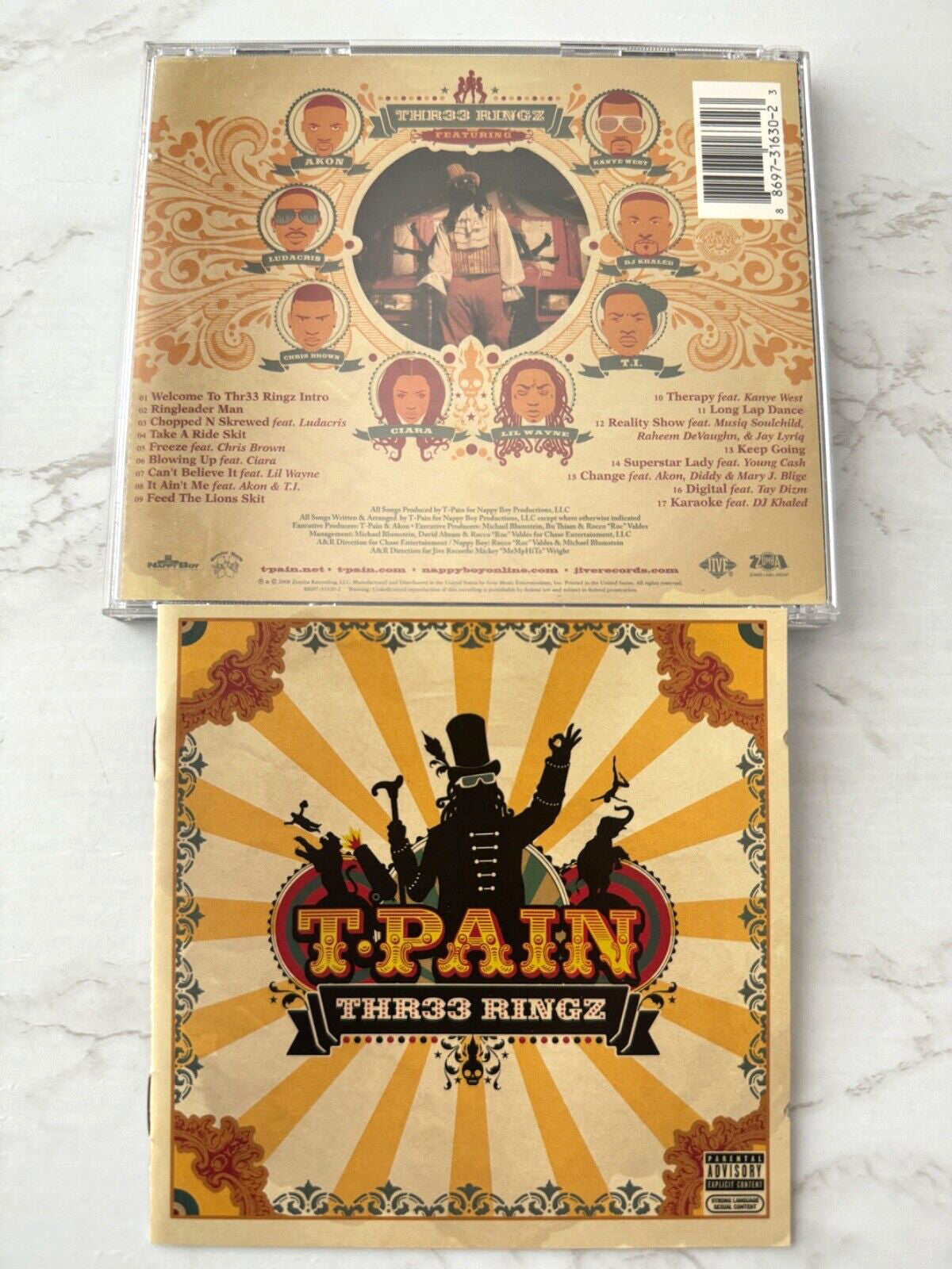 T-Pain – T-Pain Three Ringz (2008) [ORIGINAL USA PRESS]