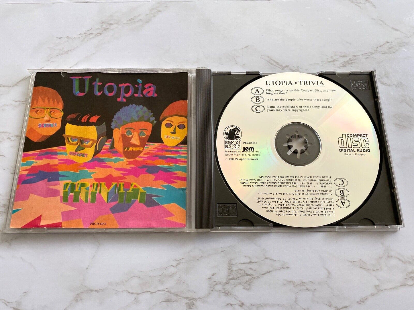 Utopia – Trivia (1986) [NIMBUS PRESS]