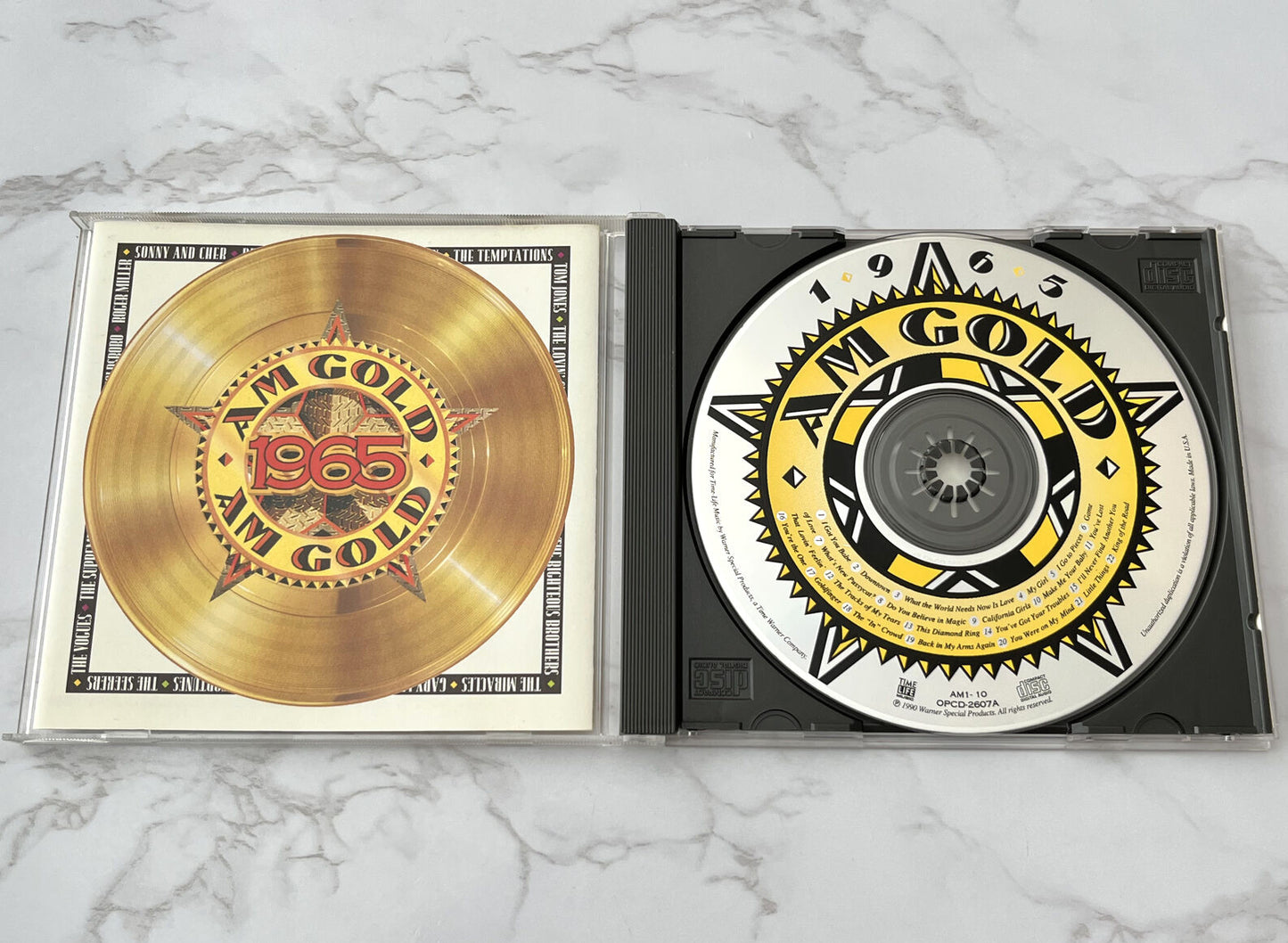 The Supremes, The Temptations, The Vogues, Various – Time Life Music AM Gold 1965 (1990)