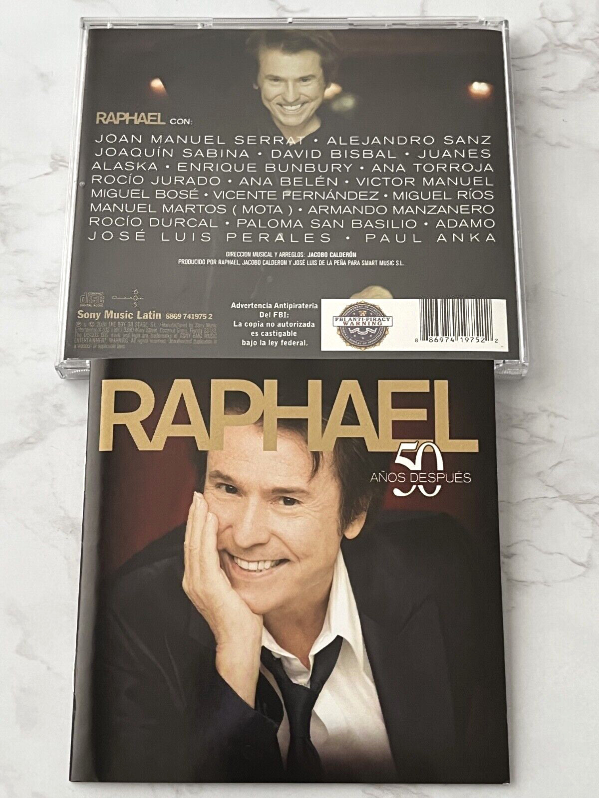 Raphael – 50 Años Después (2008) [ORIGINAL USA PRESS]