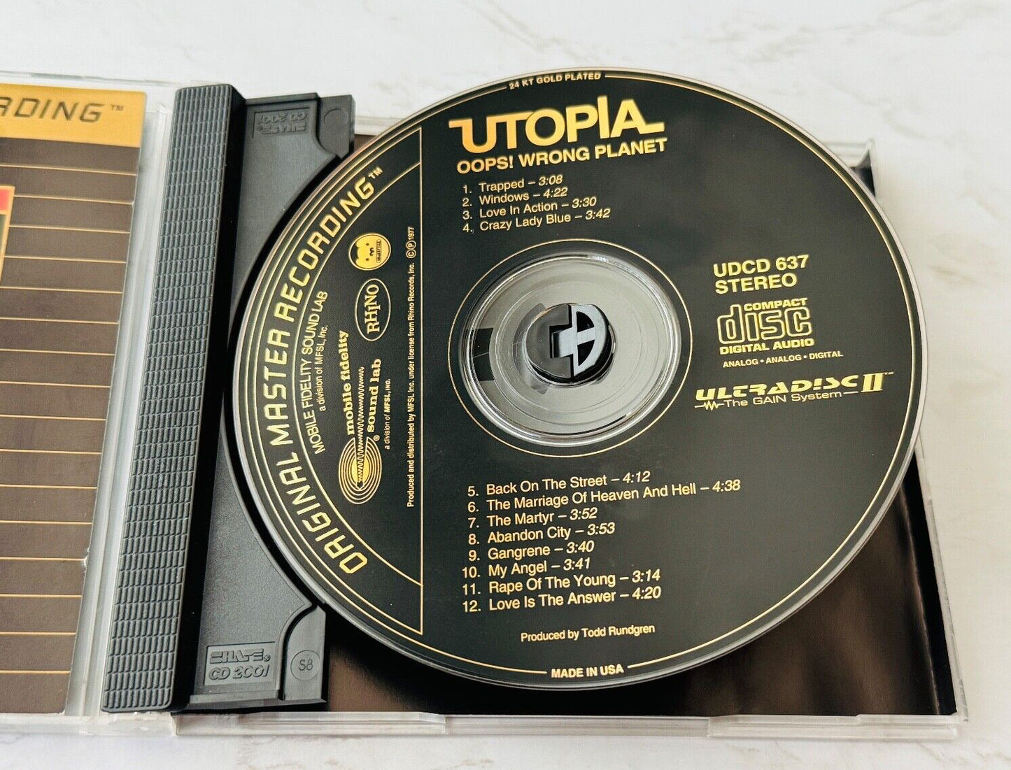 Utopia – Oops Wrong Planet (MFSL, 24KT Gold, Numbered) (1995)