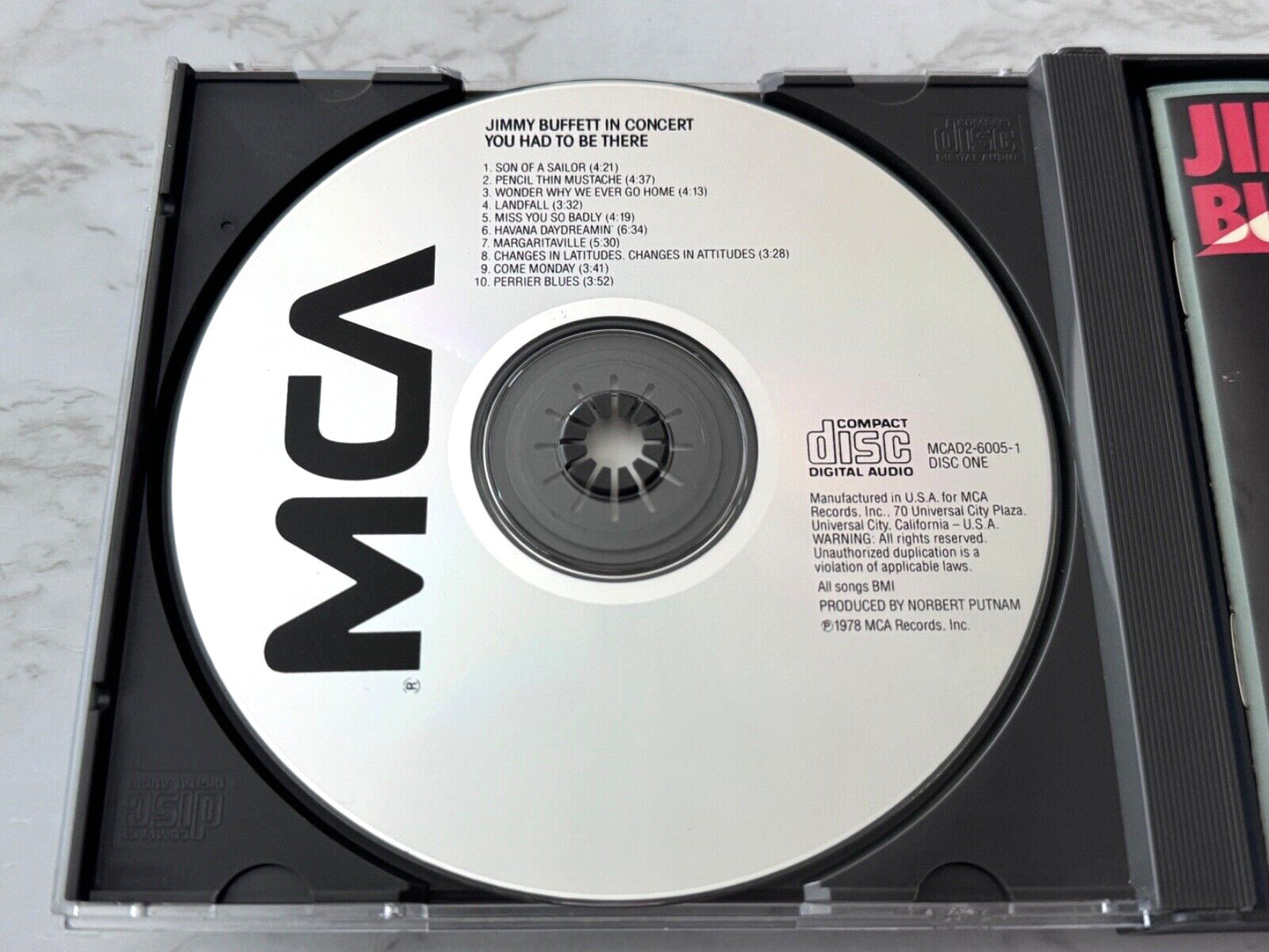Jimmy Buffett – You Had To Be There [JVC PRESS]