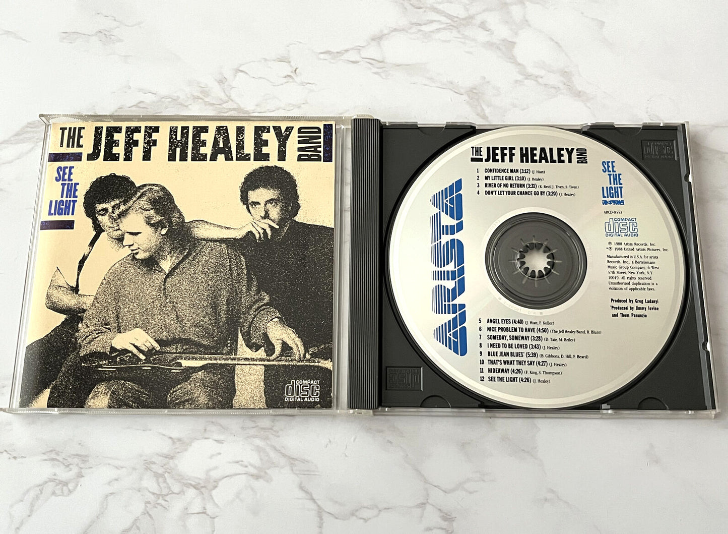 Jeff Healey – Band See The Light (1988) [ORIGINAL USA PRESS]