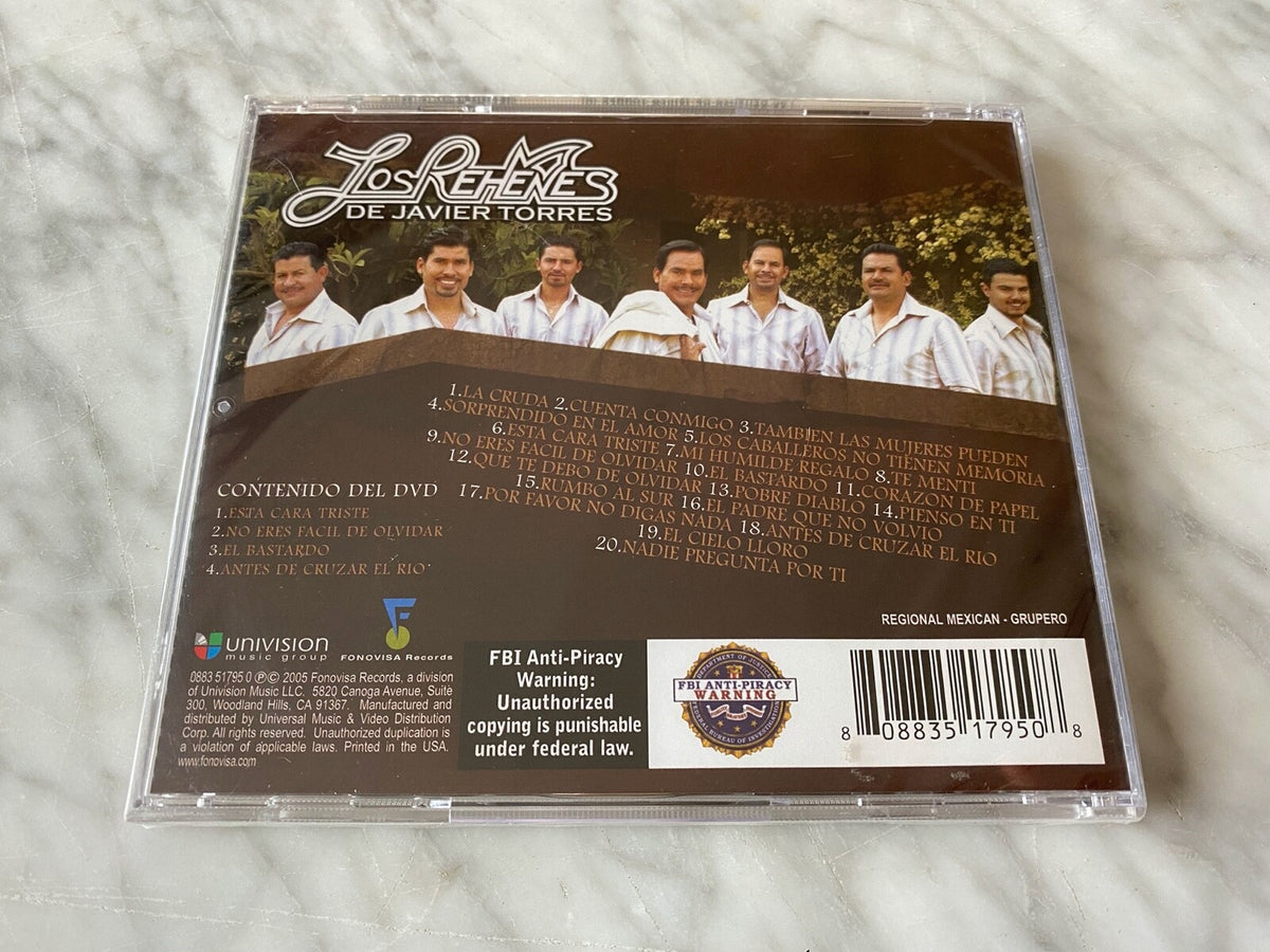 Los Rehenes De Javier Torres – 20 Exitos (CD/DVD) (2005) [ORIGINAL USA PRESS]