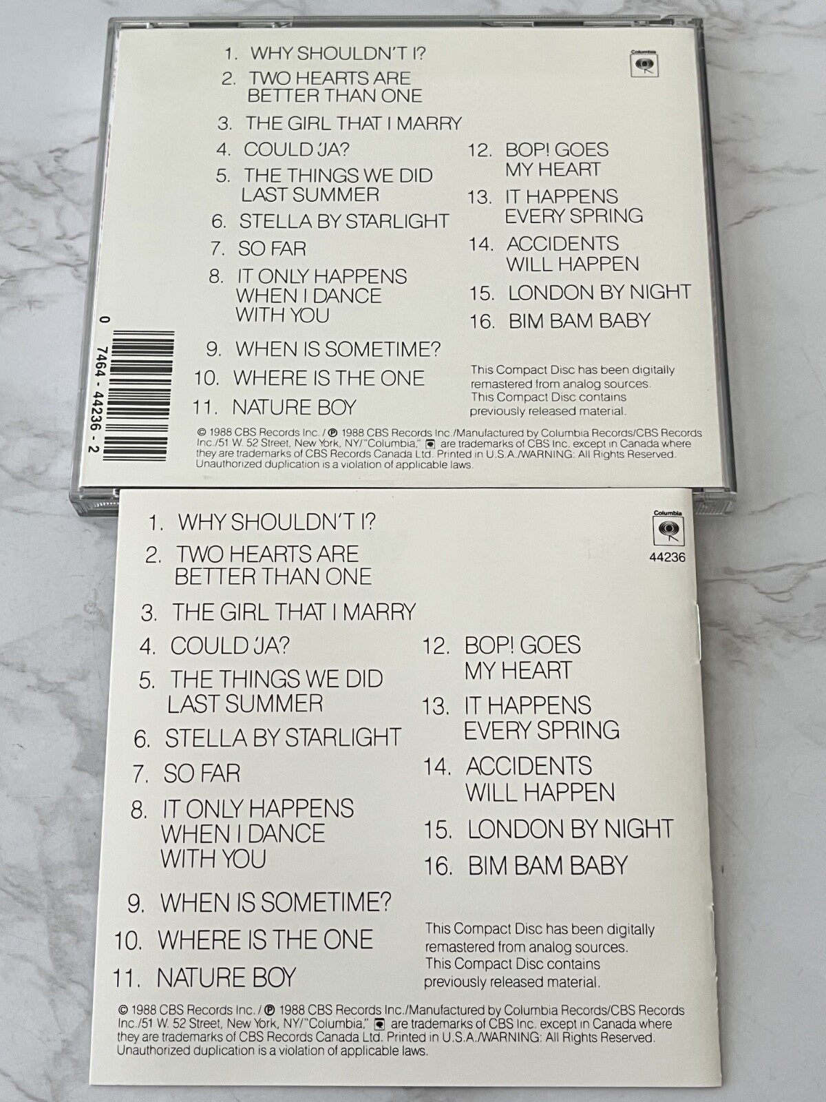Frank Sinatra – Rarities The Columbia Years (1988) [DADC PRESS]