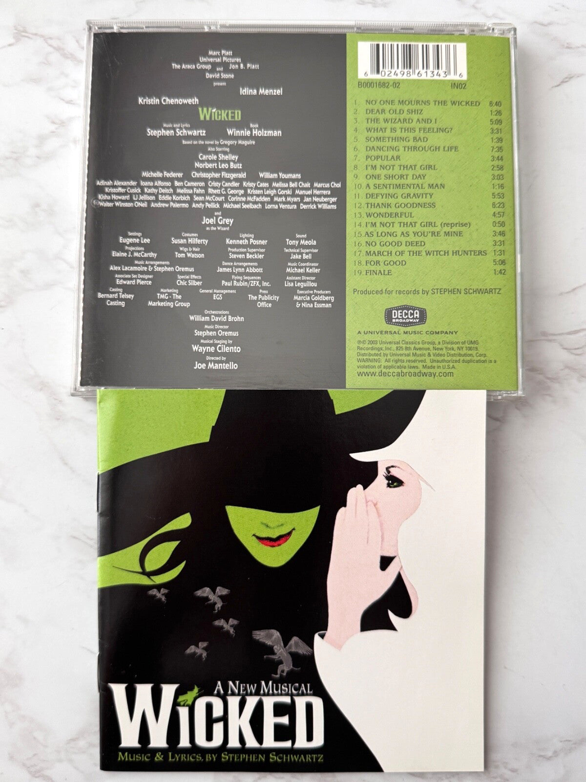 Stephen Schwartz Wicked A New Musical (2003) [ORIGINAL USA PRESS]