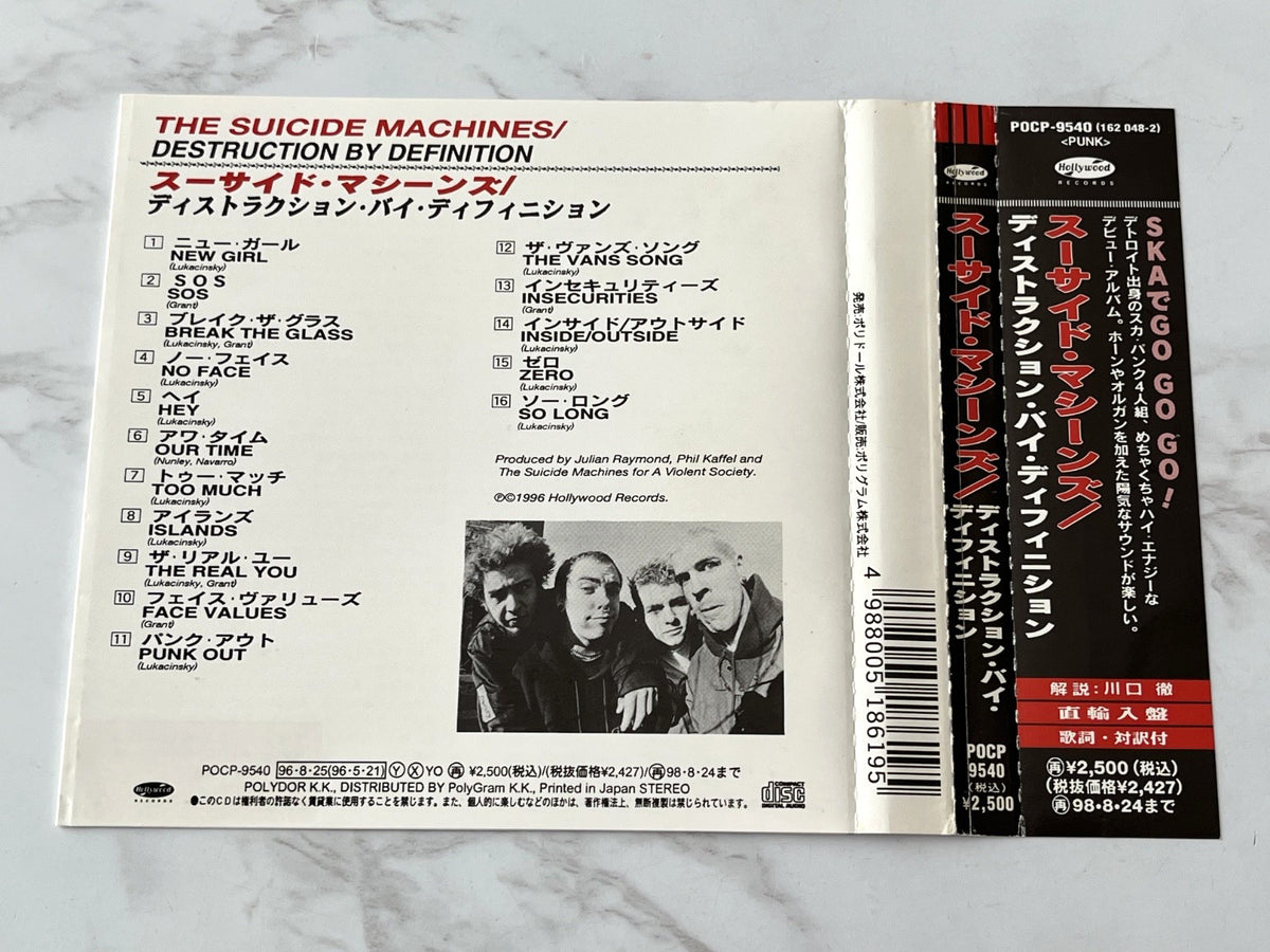 The Suicide Machines – Destruction By Definition (OBI) (1996) [ORIGINAL USA PRESS]