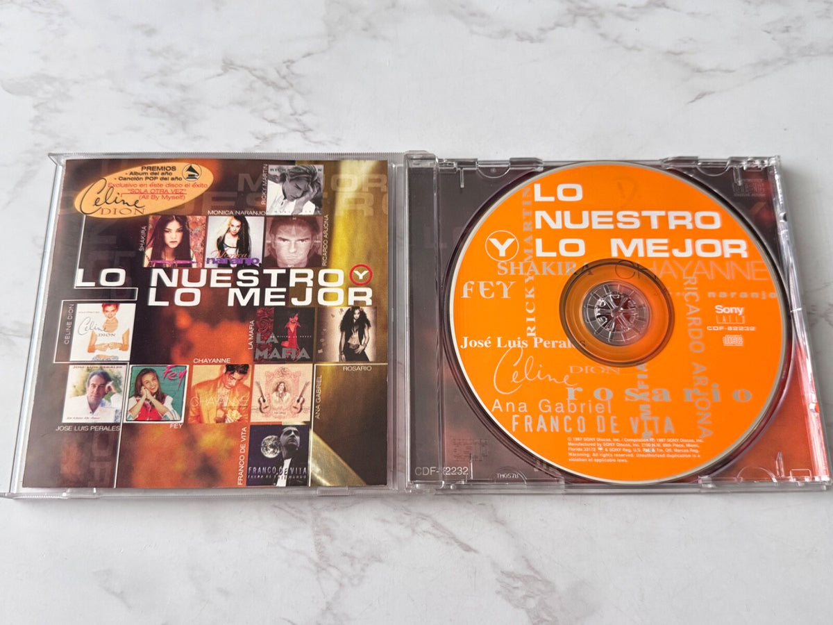 Chayanne, La Mafia, Monica Naranjo, Ricky Martin, Shakira – Lo Nuestro Y Lo Mejor (1997) [ORIGINAL USA PRESS]