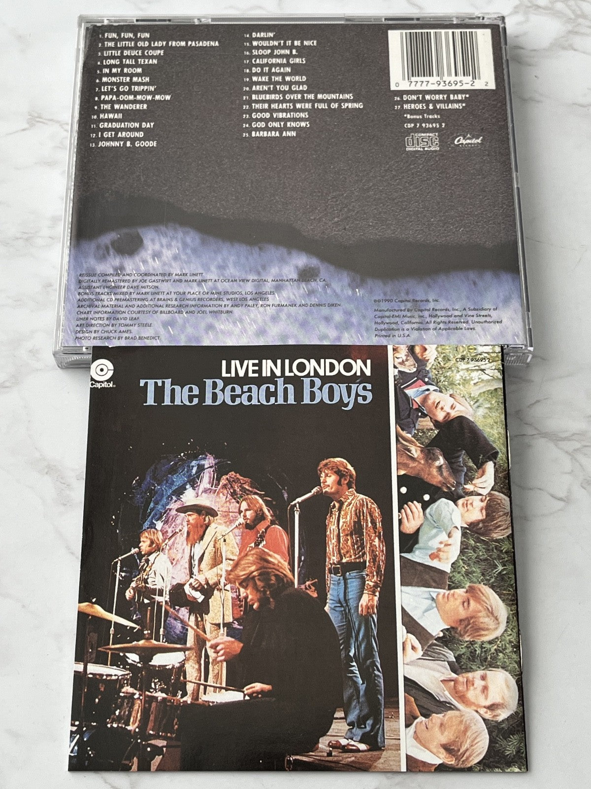 The Beach Boys – Concert & Live In London (1990) [ORIGINAL USA PRESS]