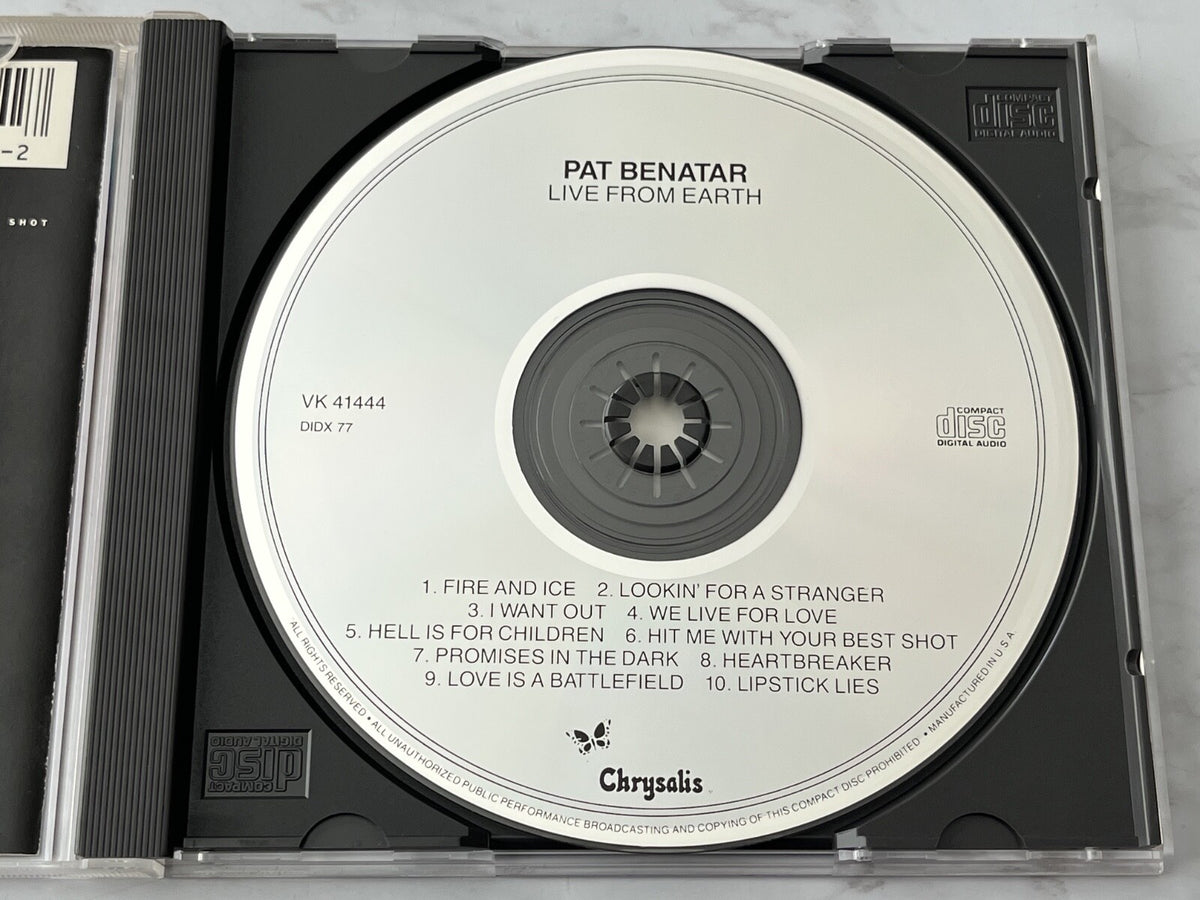 Pat Benatar – Live From Earth (1984) [DADC PRESS]