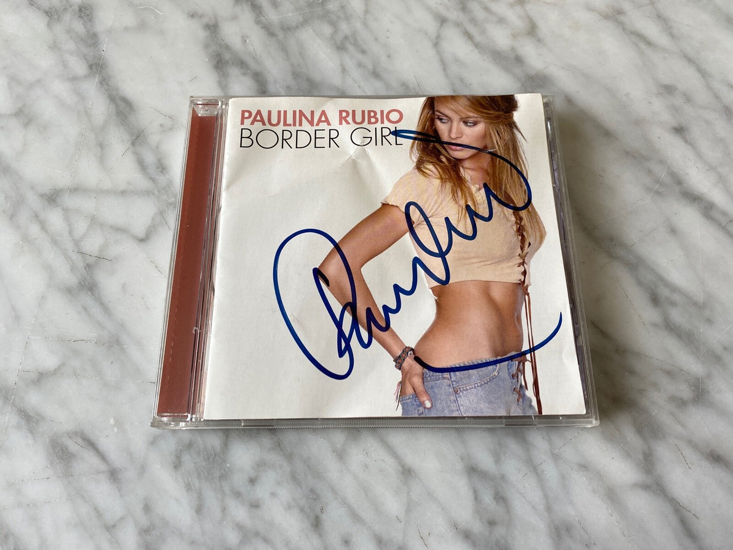 Paulina Rubio – Border Girl (Signed) (2002) [ORIGINAL USA PRESS]