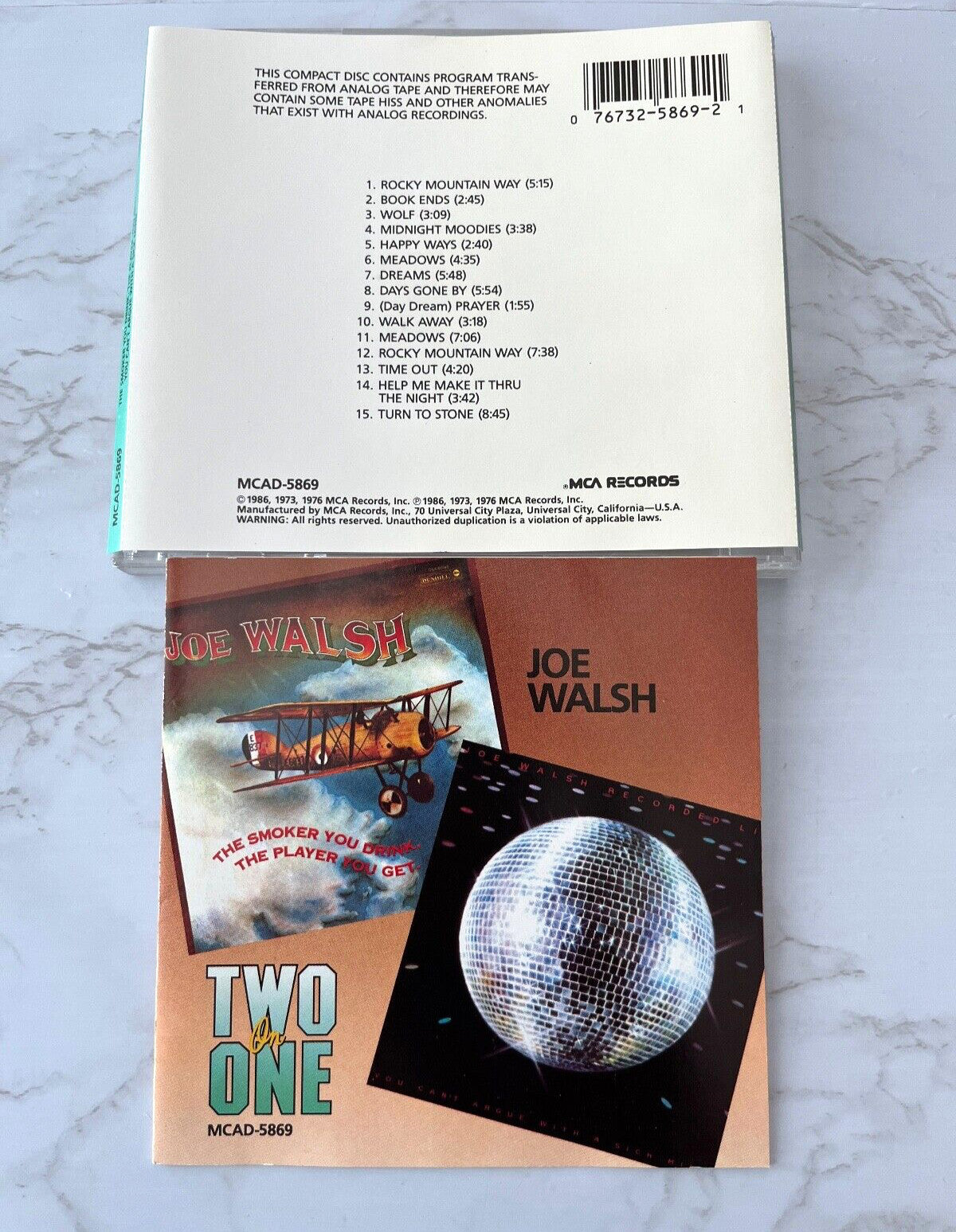 Joe Walsh – The Smoker You Drink/You Can't Argue (1986) [JAPAN TARGET ERA]