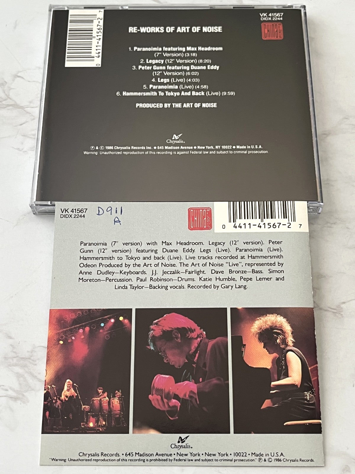 The Art of Noise – Re-Works Of (1987) [DADC PRESS]