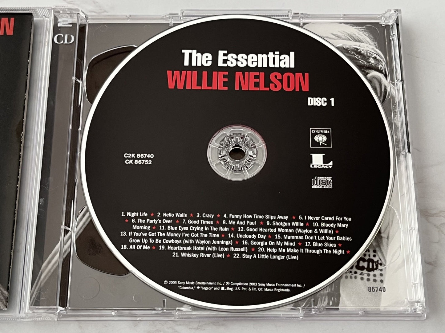 Willie Nelson – The Essential (2003) [ORIGINAL USA PRESS]