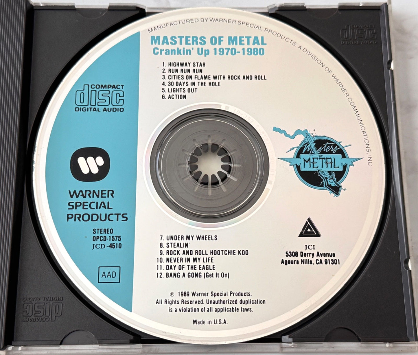 Alice Cooper, T. Rex, UFO, Uriah Heep, Various – Masters Of Metal Crankin' Up 1970-1980 (1989)