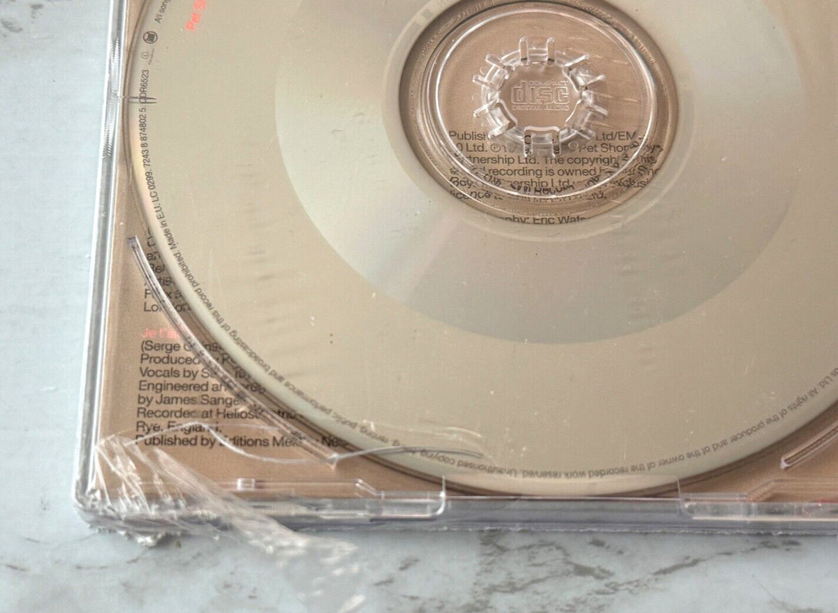 Pet Shop Boys – I Don't Know What You Want (1999) [UK PRESS]