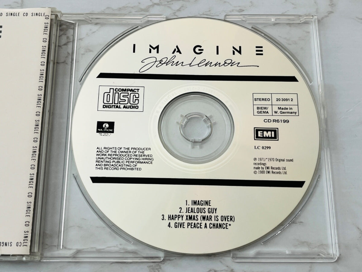 John Lennon – Imagine / Jealous Guy (1988) [W GERMANY TARGET ERA]